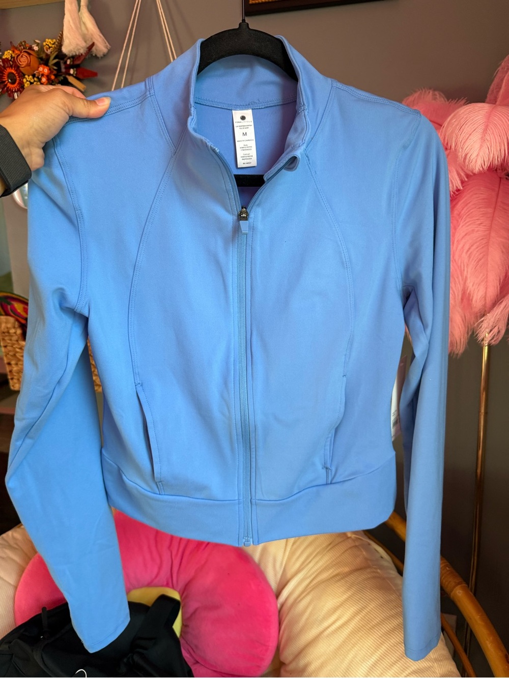 Yogalicious Cropped Cross train Everyday Full Zip Jacket
